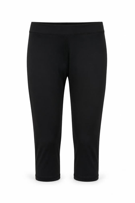 H&M Womens Black   Cropped Leggings Size 10 L20 in