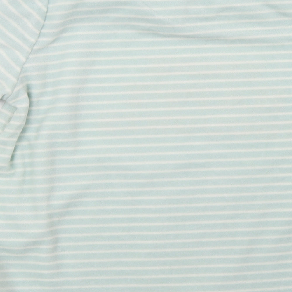 Primark Womens Green Striped   Pyjama Top Size S