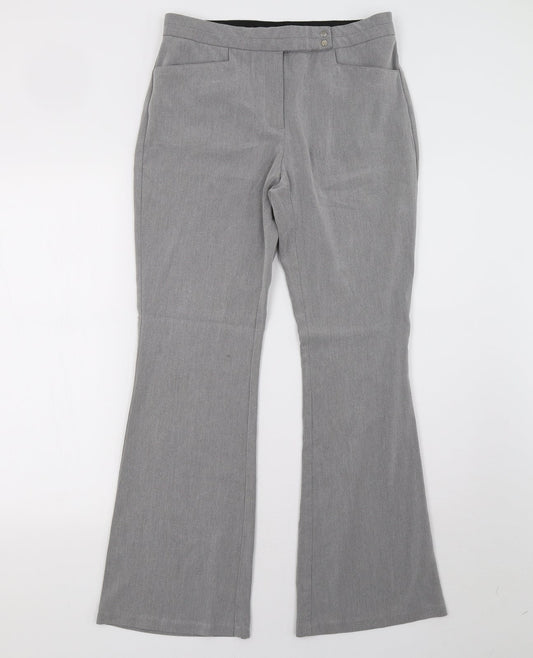 Marks and Spencer Womens Grey   Trousers  Size 12 L30 in