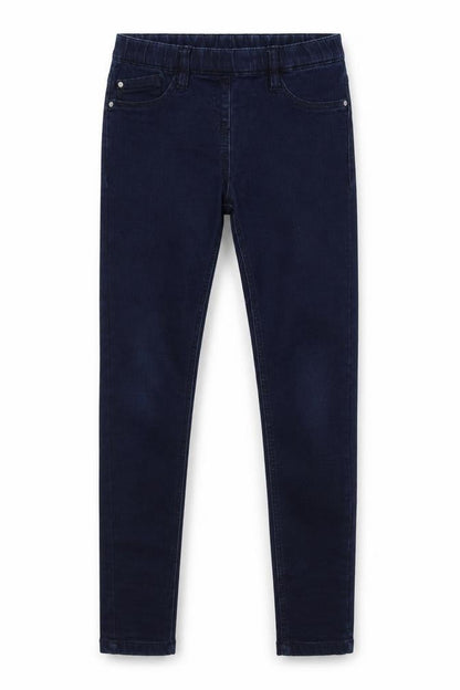 Next Girls Blue   Jegging Trousers Size 9 Months