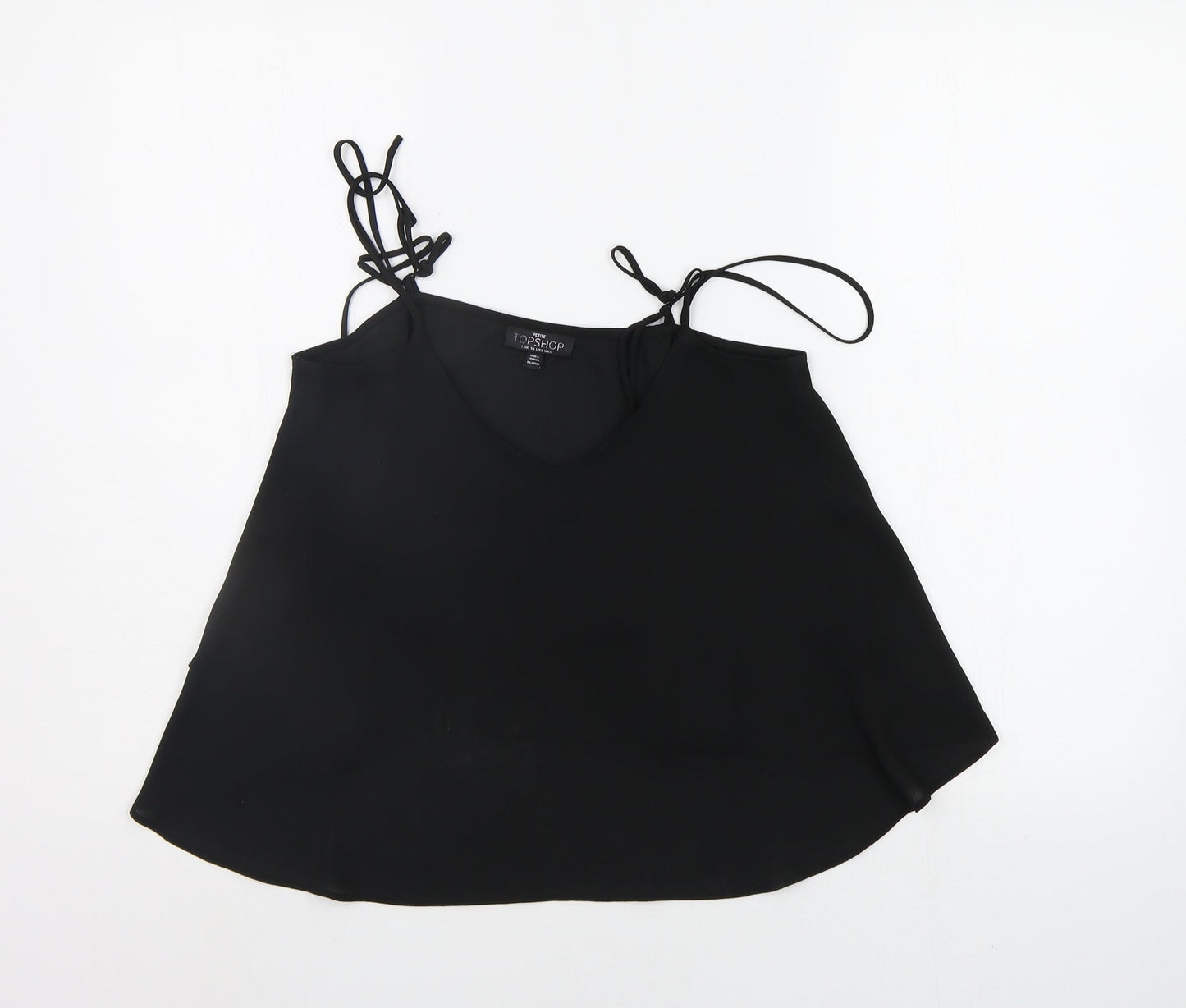 Topshop Womens Black   Basic Tank Size 6