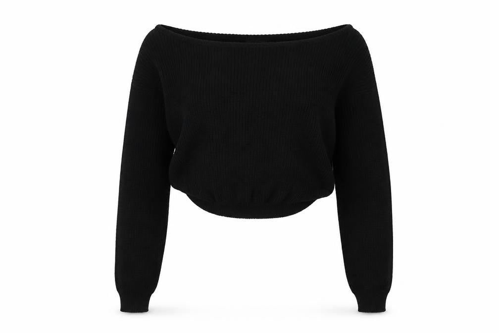 PRETTYLITTLETHING Womens Black   Pullover Jumper Size M