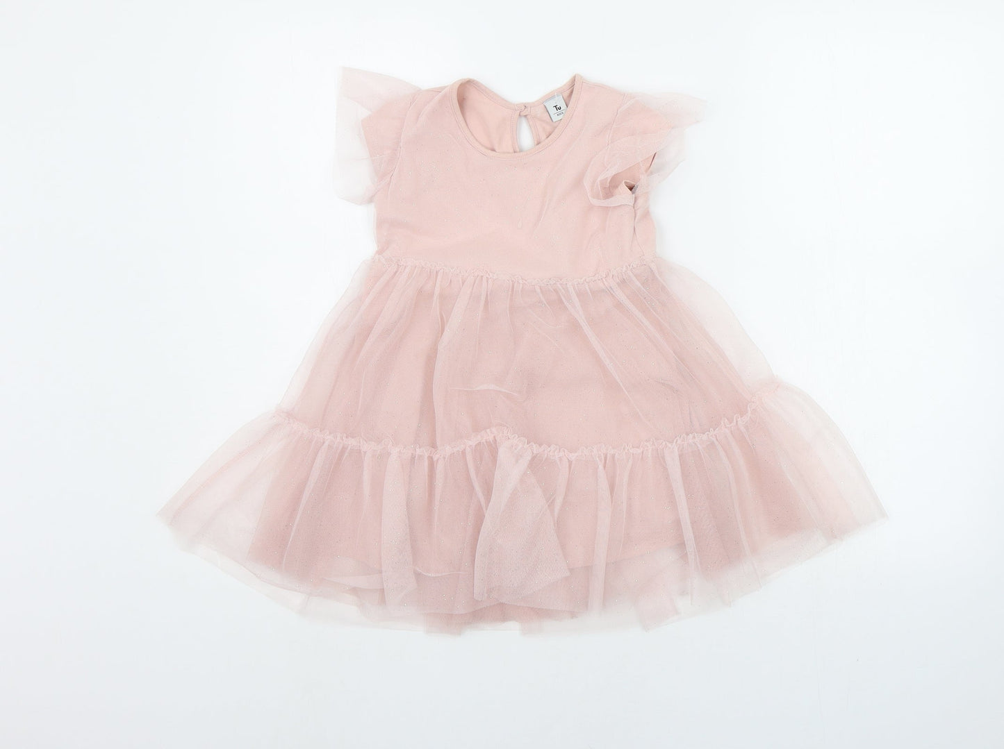 TU Girls Pink   Jacket Dress    - GLITTER