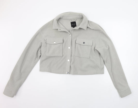 New Look Womens Grey   Jacket Coat Size 16