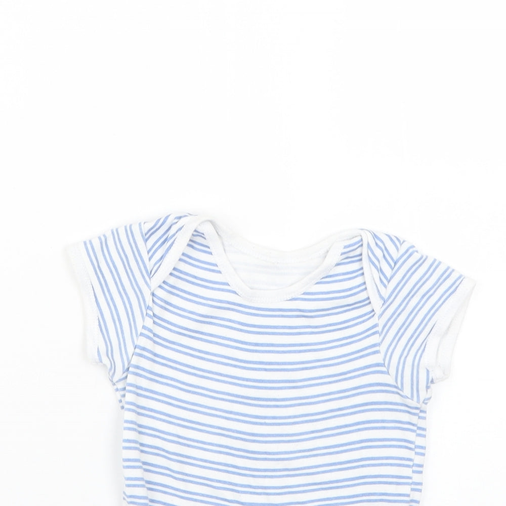 Primark Baby Multicoloured Striped  Babygrow One-Piece Size 12-18 Months
