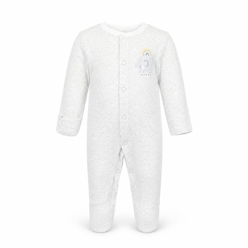 Primark Baby Grey Geometric  Babygrow One-Piece Size 0-3 Months