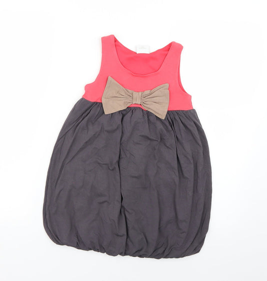 NEXT Girls Multicoloured Colourblock  Fit & Flare  Size 7 Years