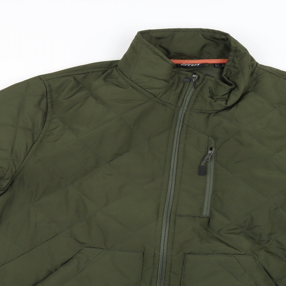 crivet Mens Green   Overcoat Coat Size 42