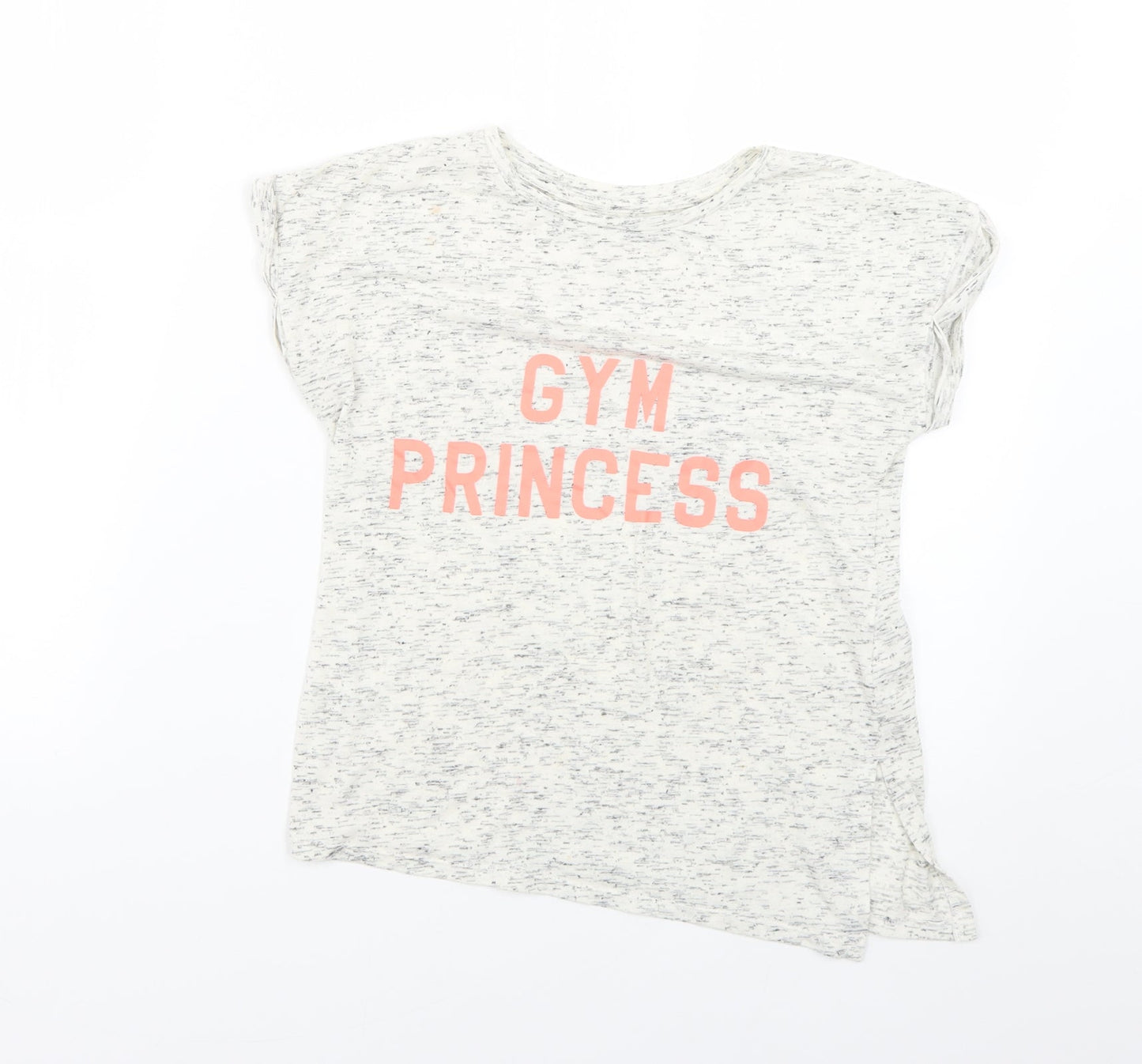 Matalan Girls Grey   Basic T-Shirt Size 10-11 Years