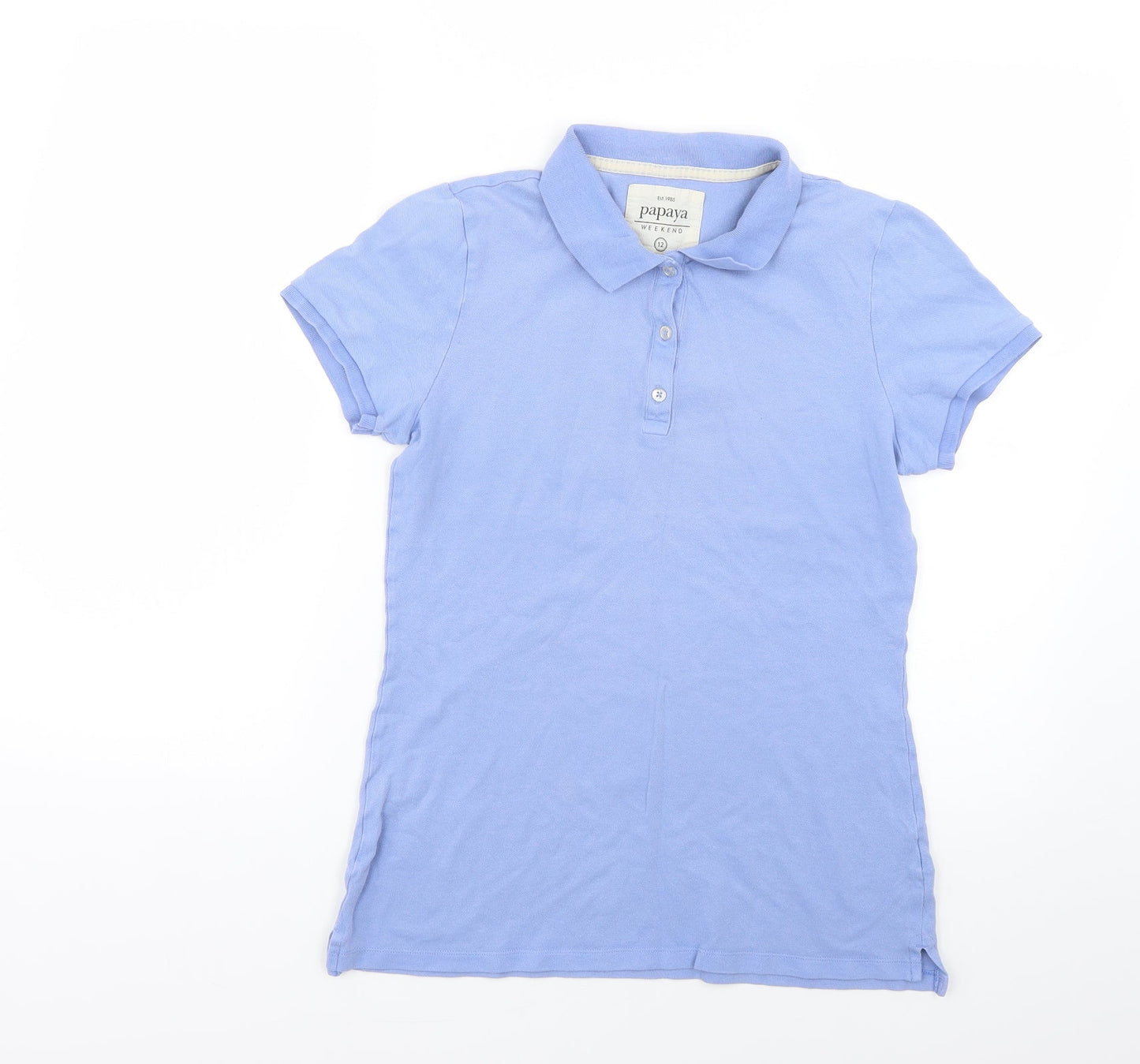 Matalan Womens Blue   Basic Polo Size 12