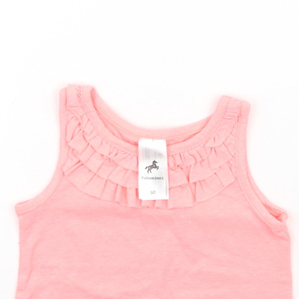 Palomino Girls Pink   Basic Tank Size 2-3 Years