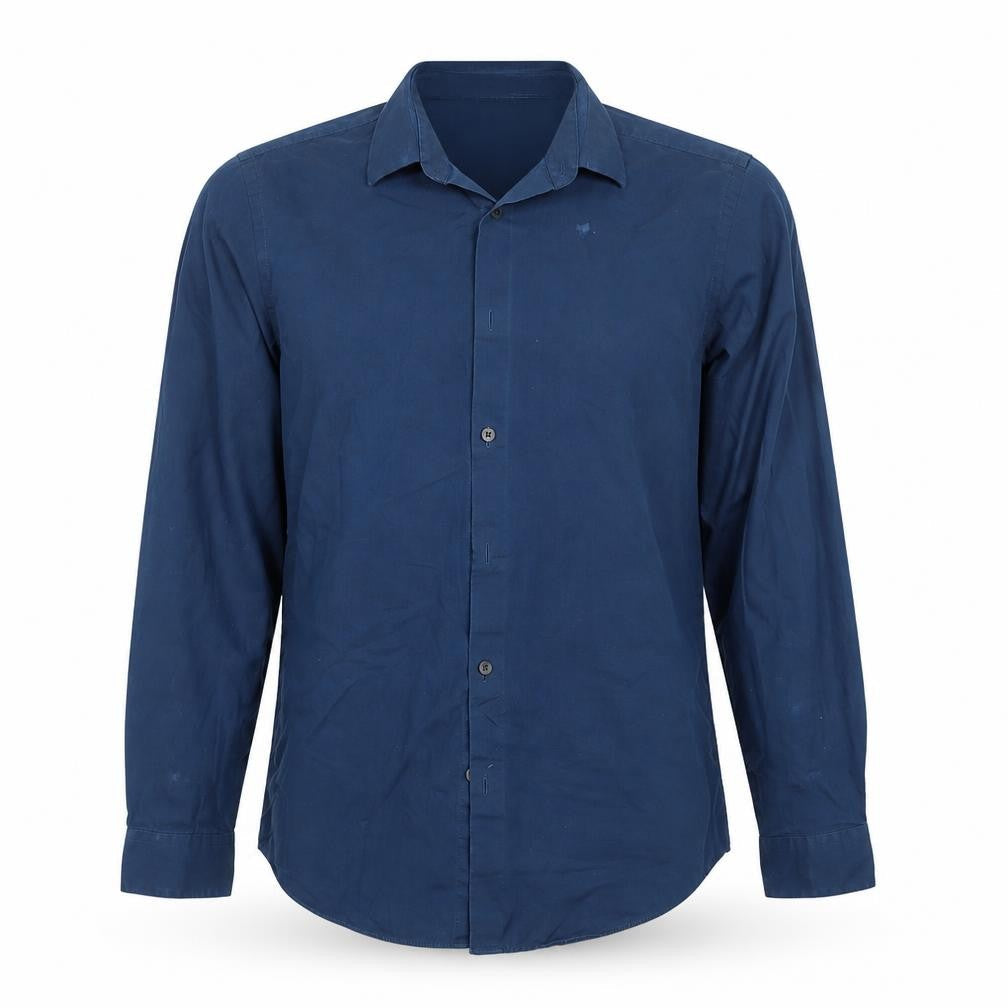 New Look Mens Blue    Button-Up Size M