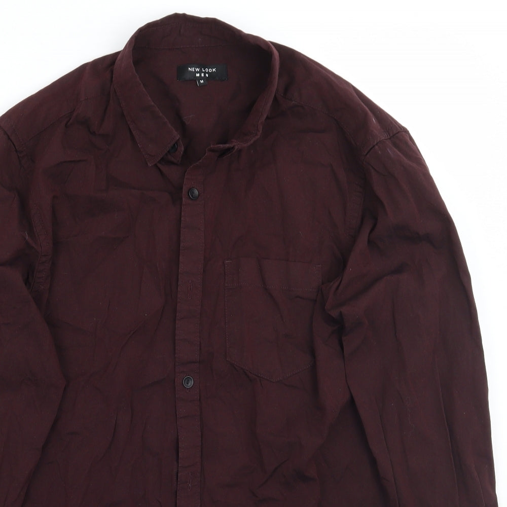 Newlook Mens Purple    Button-Up Size M