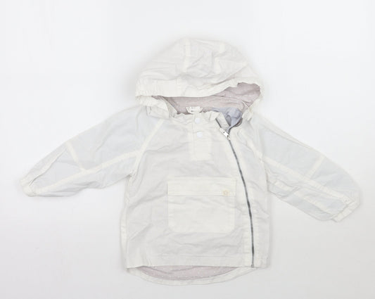 H&M Girls White   Jacket  Size 2 Years