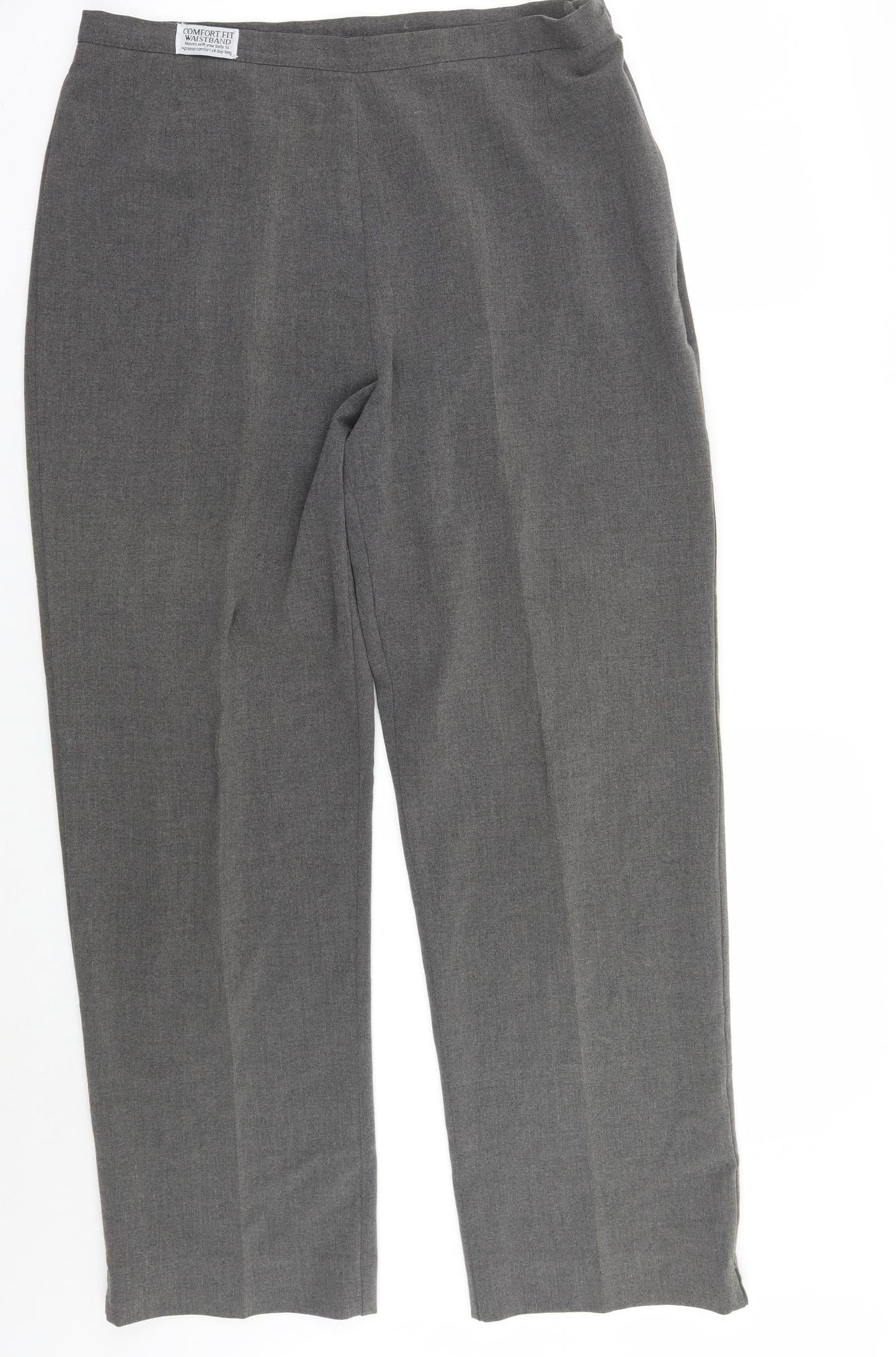 Felisha Collection Womens Grey   Trousers  Size 32 L27 in