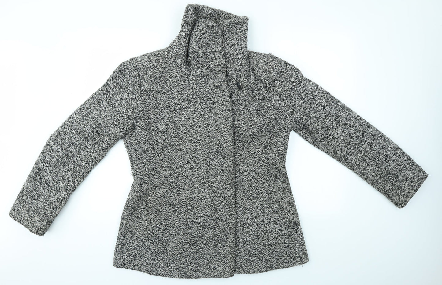 BHS Womens Grey   Overcoat Coat Size 14