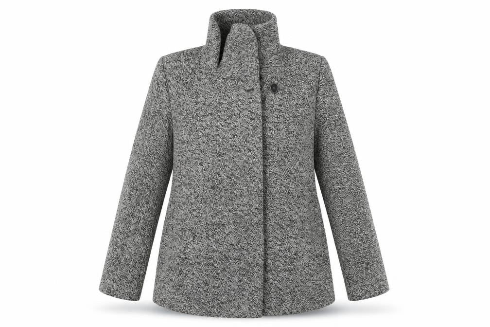 BHS Womens Grey   Overcoat Coat Size 14