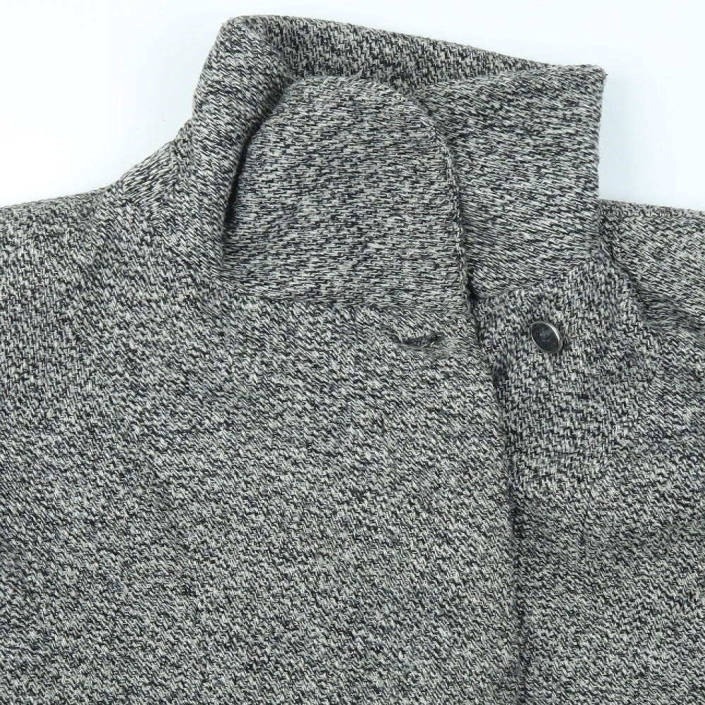 BHS Womens Grey   Overcoat Coat Size 14