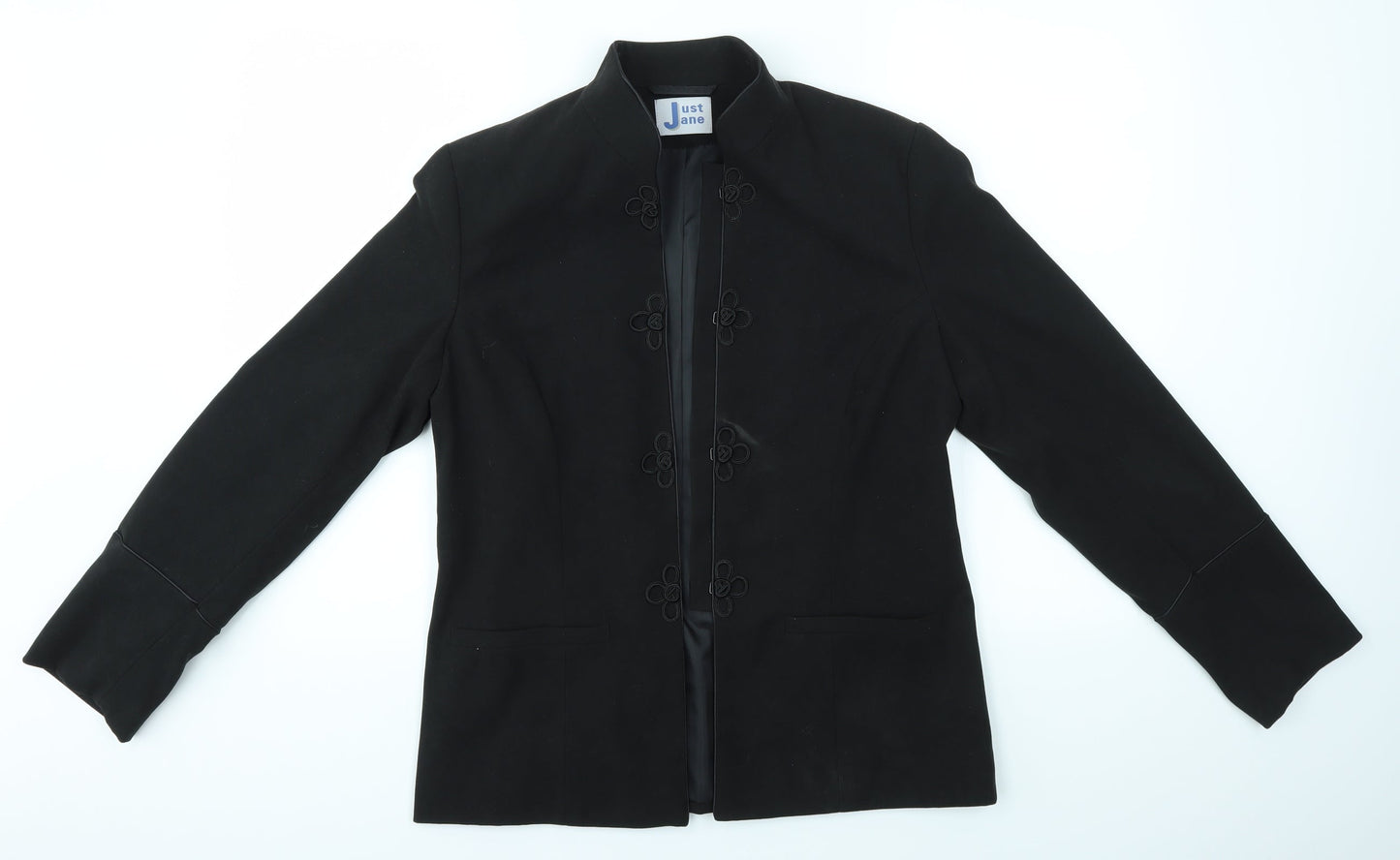 JUST JANE Womens Black   Jacket  Size 12