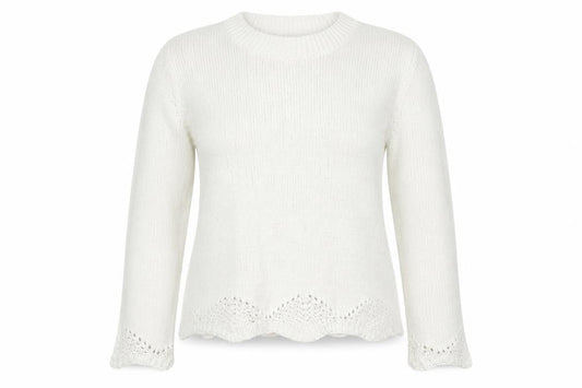 Primark Womens White   Pullover Jumper Size L