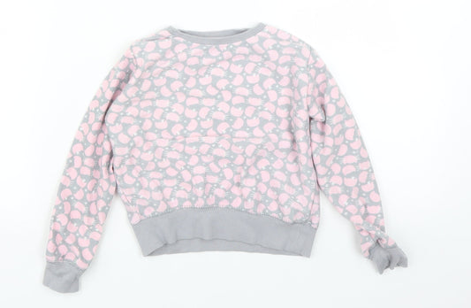 Matalan Girls Multicoloured Animal Print  Pullover Sweatshirt Size 4-5 Years