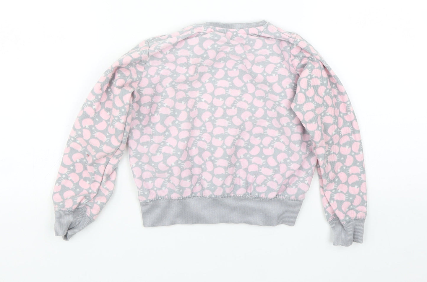 Matalan Girls Multicoloured Animal Print  Pullover Sweatshirt Size 4-5 Years
