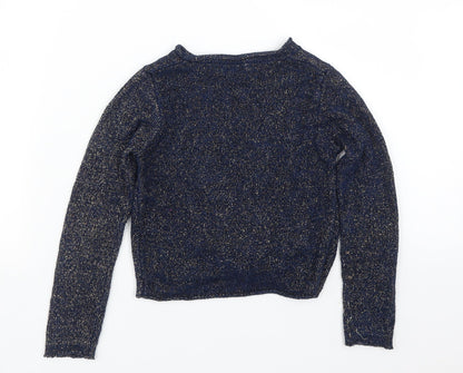 Next Girls Blue   Pullover Jumper Size 5 Years