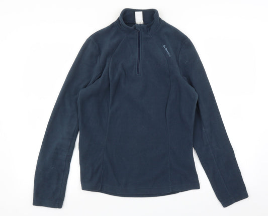 Quechun Womens Blue   Pullover Sweatshirt Size M