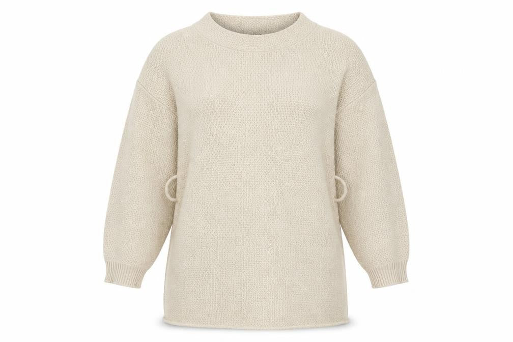 I SAW IT FIRST Womens Beige   Pullover Jumper Size 8