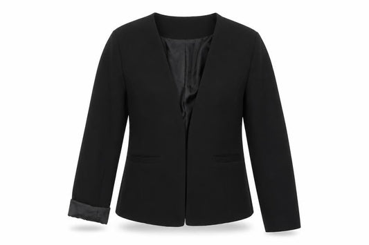 Missguided Womens Black   Jacket Sport Coat Size 8