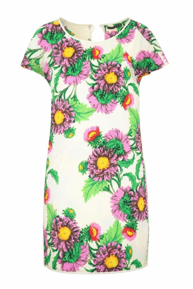 Atmosphere Womens Beige Floral  Pencil Dress  Size 12