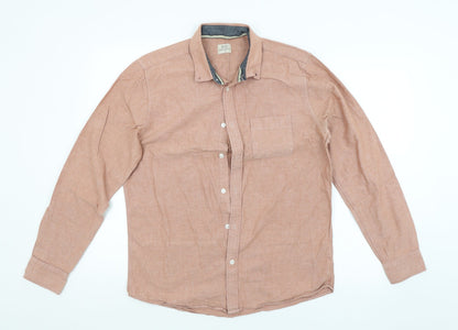 Additional front view of ACW85 men’s multicoloured button-up, size M