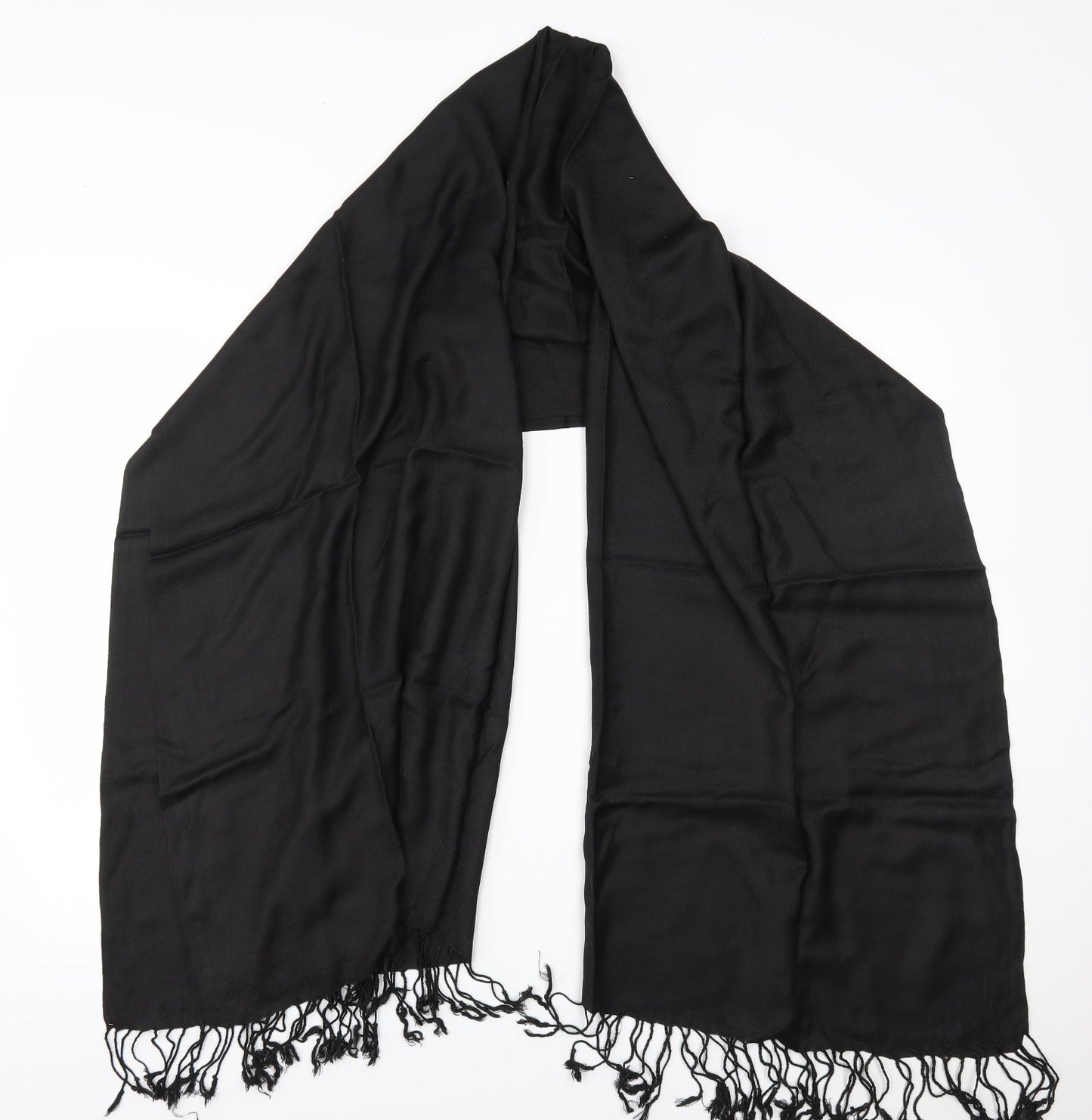 Preworn Womens Black    Scarf