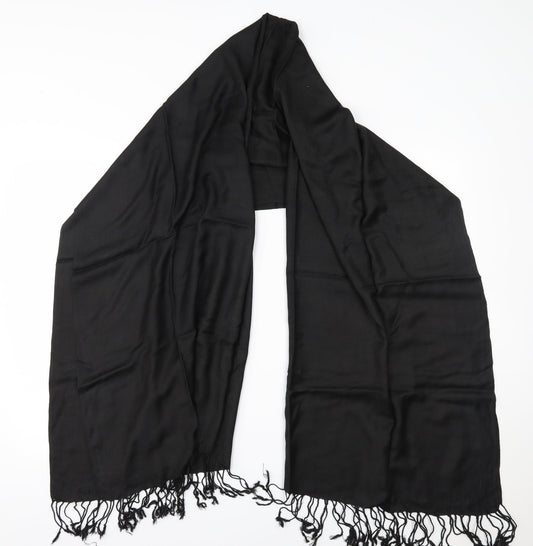 Preworn Womens Black    Scarf