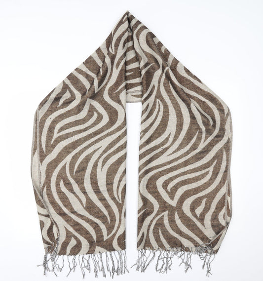 Avon Womens Beige Animal Print   Scarf
