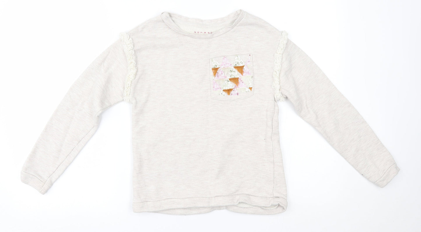 Nutmeg Boys Grey   Pullover Jumper Size 11-12 Years