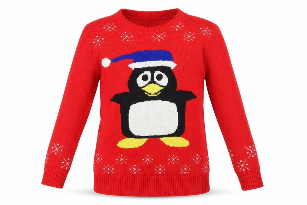 Gazelle Womens Red   Pullover Jumper One Size  - penguin