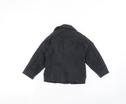 Back view of Next girls’ black jacket, size 3, years