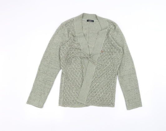 BM Womens Green   Cardigan Jumper Size S