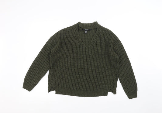 New Look Girls Green   Pullover Jumper Size 12-13 Years