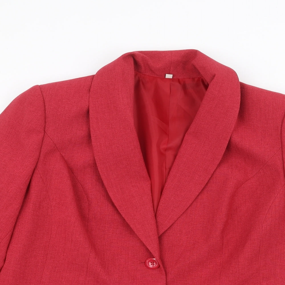 EWM Womens Red   Jacket  Size 14