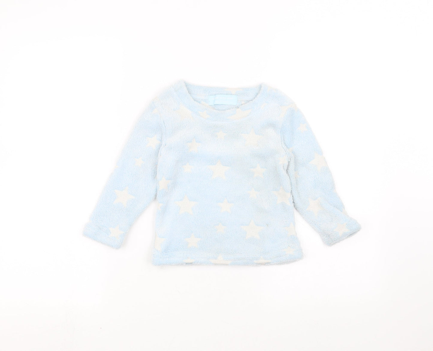 Glow in the dark Girls Blue   Pullover Jumper Size 2-3 Years  - Glow in the dark