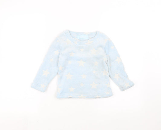 Glow in the dark Girls Blue   Pullover Jumper Size 2-3 Years  - Glow in the dark