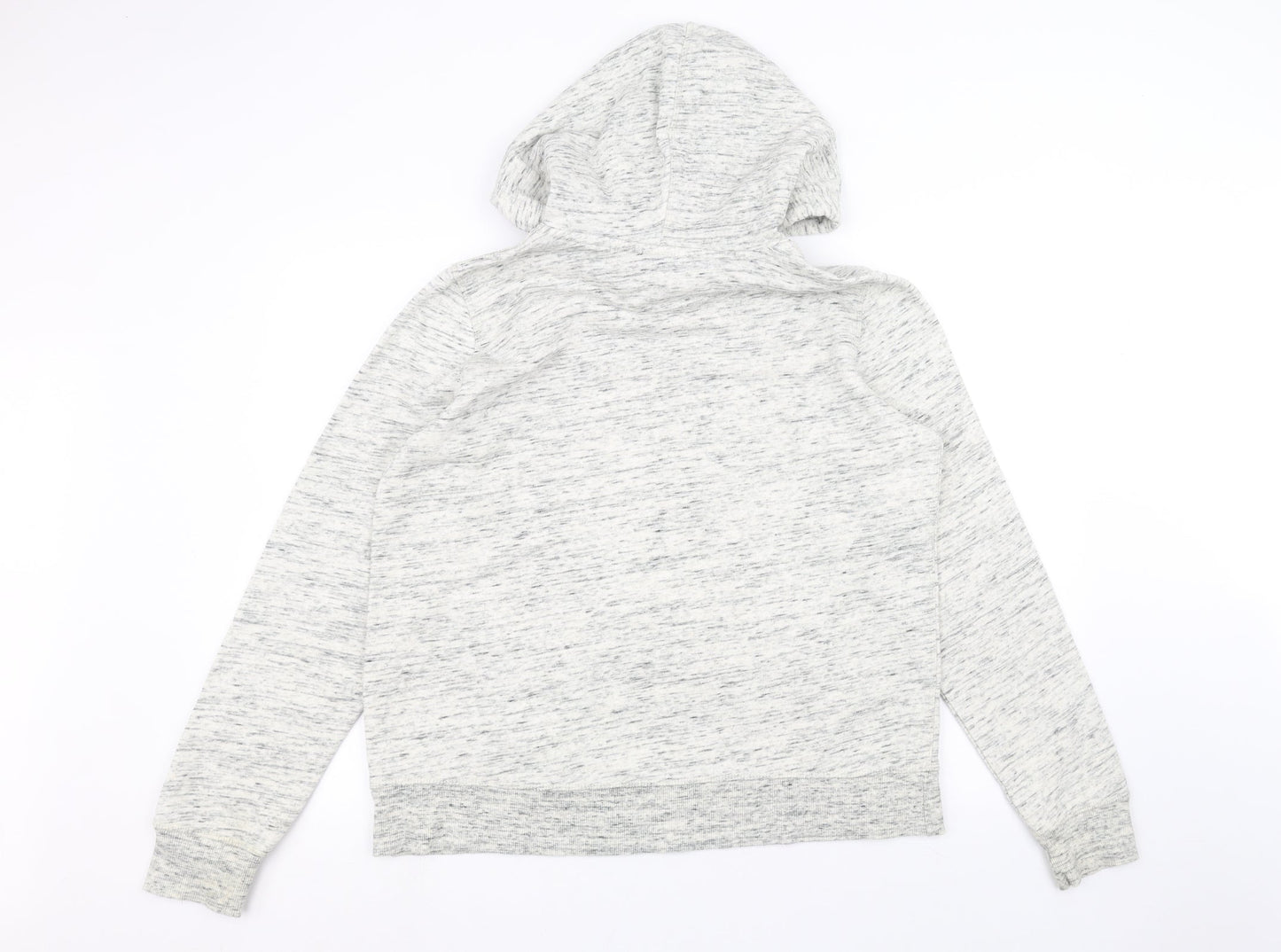 H&M Mens White   Pullover Hoodie Size L