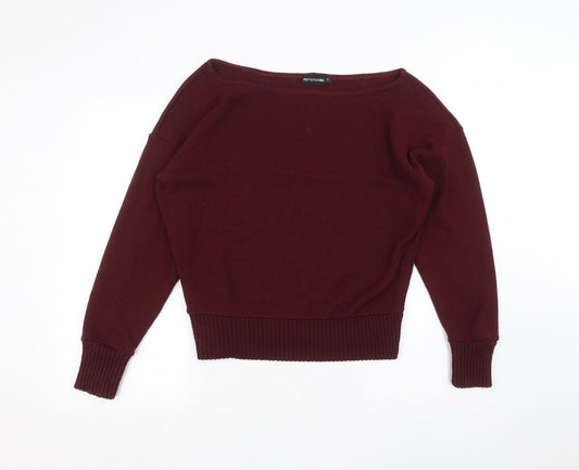 PRETTYLITTLETHING Womens Red   Pullover Jumper Size M