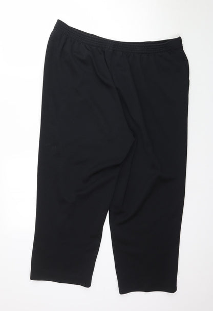 Bonmarché Womens Black Trousers Size 18 L25 in