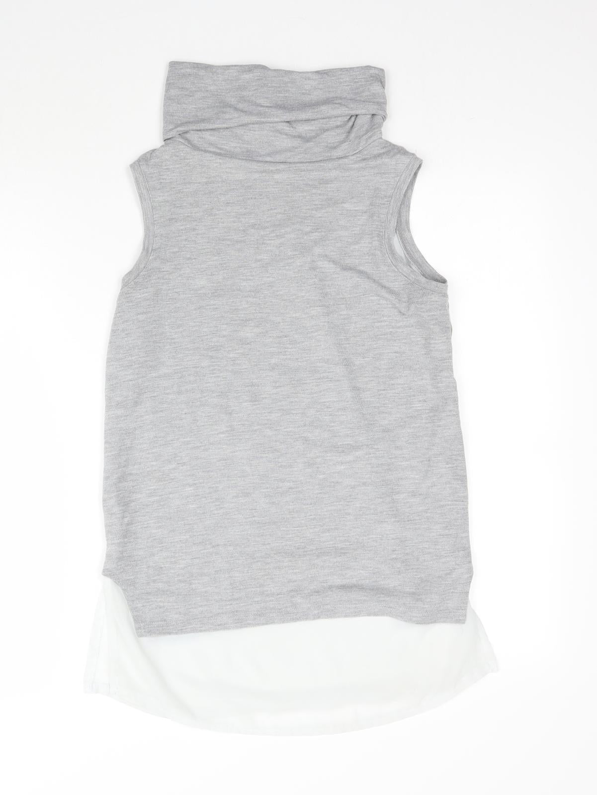 Select Womens Grey   Basic T-Shirt Size 10