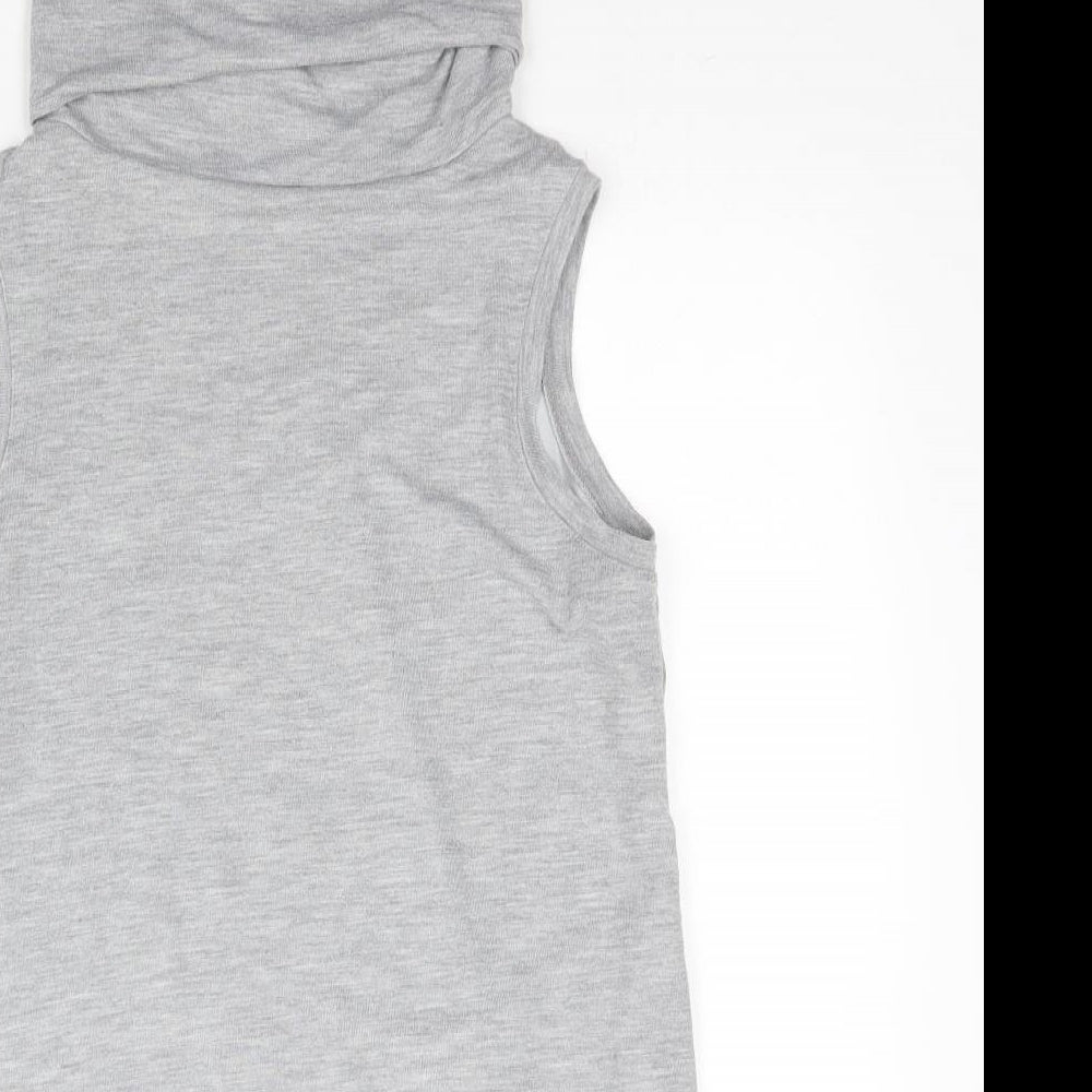Select Womens Grey   Basic T-Shirt Size 10