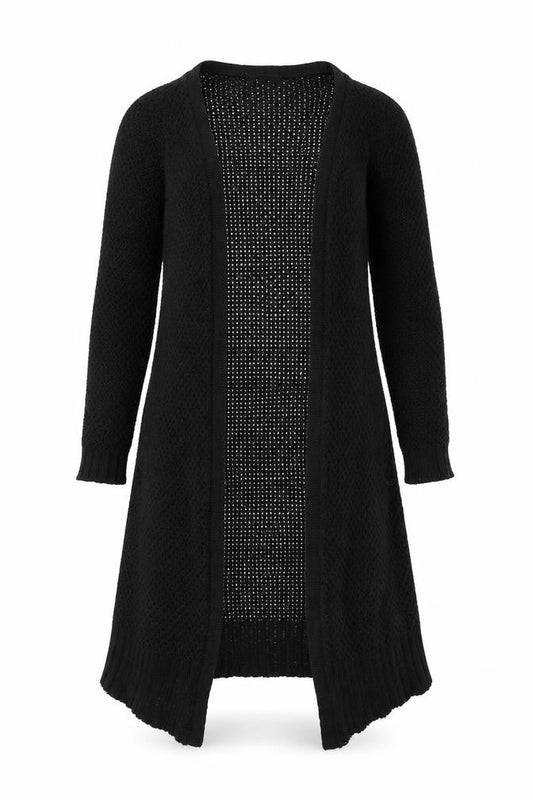 F&F Womens Black  Knit Cape Jumper Size 8
