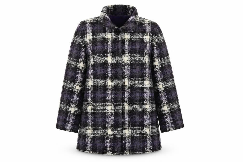 Classics Womens Multicoloured   Overcoat Coat Size 20